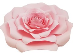 Decor In The Box 6 piece Baby Shower Handmade Paper Flower Set, Fully Assembled