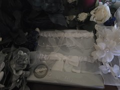 Wedding Accessories And Decorations Lot – Silver, White, Royal Blue