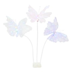Butterfly Stand With Led Lights Artificial Butterfly Wedding Party Aisle Decor