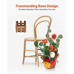 Uimoso 4pcs Freestanding Flower Arrangements for Wedding Floral Centerpieces