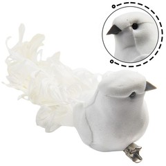Artificial Bird D??cor 4PCS Christenings Cute Decorative Foam For Wedding