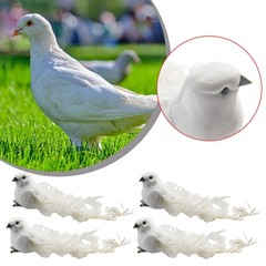Artificial Bird D??cor 4PCS Christenings Cute Decorative Foam For Wedding