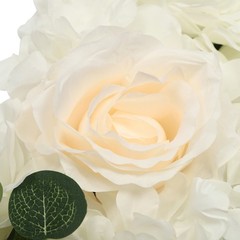 3D Flower Wall Panel-12pcs Artificial Flower Wall Background Rose Wedding Wall