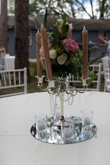 Mirror Centerpieces