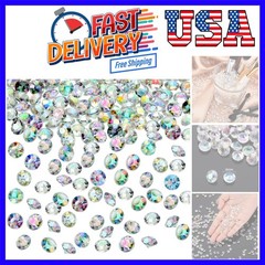 4000 Pieces Diamonds Crystals Acrylic Gems Wedding Table Scattering Gemstones…