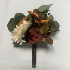 Ling’s Moment Artificial Flowers Bridesmaid Bouquet Set Of 6 Burnt Orange Weddin