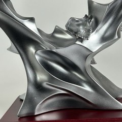 Bond of Marriage With This Ring Silver – Wedding Gift Sculpture Anniversary