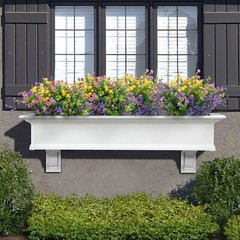 Hananona 12 Pcs Artificial Flowers Outdoor, Faux Artificial Plants UV Resista…