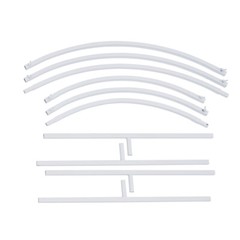 Wedding Arch with Double-Tube Design, Strong Steel Construction, Easy to