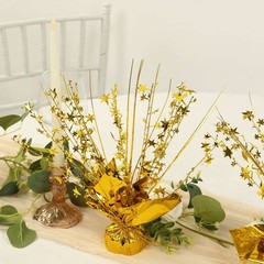 6 Gold Metallic Star Foil Spray Centerpiece Table Decoration Party Decorations