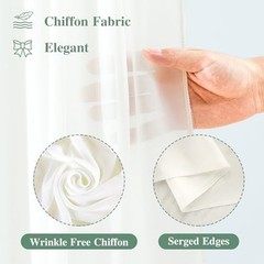 Wedding Arch Draping Fabric,1 Panel (1 Panel )6 Yards/18ft Beige Drapes Curtain