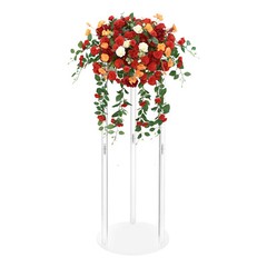10pcs 60cm Acrylic Flower Vase Rack Wedding Garden Floral Stand Party Decoration