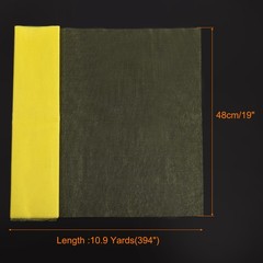 19″ by 10.9 Yard Tulle Fabric Backdrop Curtains for Decor Wedding, Goose Yellow
