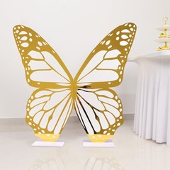3 feet GOLD WHITE Large Butterfly Party Props Decor Party Events