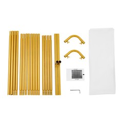 Wedding Backdrop Stand Metal Background Decoration Set + White Cloth Cover