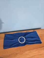 She Yang Royal Blue New 100pc Sashes For Wedding Chairs
