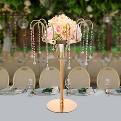 FLOWER STAND,WEDDING FLOWER STAND GOLD LIVING ROOM, BEDROOM, OFFICE GLASS, IRON