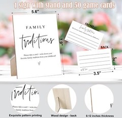 Family Traditions Sign, Baby Shower Sign for Baby Shower Centerpiece, Baby Sh…
