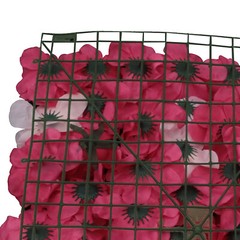 12X Flower Wall Panel Artificial Floral Wall Backdrop Photo Venue Wedding Decor