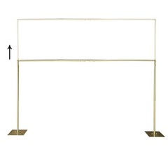 9.8*9.8 feet Heavy Duty Backdrop Stand Kit Support Shelf with Metal Steel Base