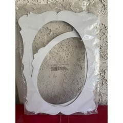 White Picture Frame Cutouts 3 pc Set DIY Photo Booth Props wedding Party Decor