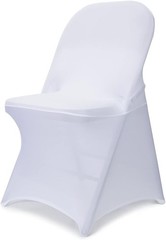 50pc Spandex Folding Chair Covers Universal Stretch Washable Fitted Slipcover
