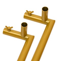Tall Gold Metal Flower Stand for Wedding Table Centerpieces Decor 119*60*184cm