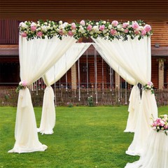 Backdrop Stand 10 Ft Adjustable Background Support System Kit for Wedding Party