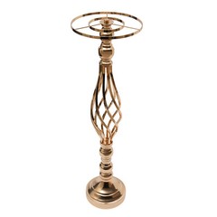 10Pcs Crystal Flower Stands Vases 55cm Wedding Centerpieces Dining Table Gold US