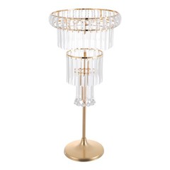 2PCS Wedding Flower Stand, 4 Tiers Flower Stand, Gold Wedding Centerpieces Stand
