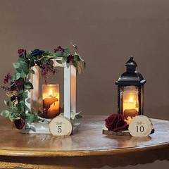 Rainbow Pana Wooden Wedding Table Numbers 1-20, Perfect for Centerpiece, Rece…