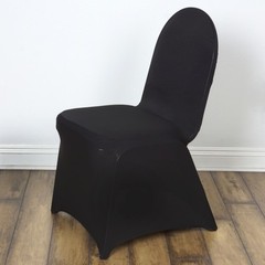 Black MADRID BANQUET CHAIR COVER with CrissCross Design Wedding SALE