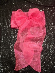 20pc Sheer Chair Decor Bow Sash 104″x7 Magenta Hot Pink #1 Wedding Party Organza