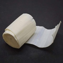 Handmade Plain White Sola Wood Paper For Flower Making & Other Craft Work Set 5