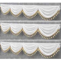 2 Meter Velvet Tassel Swag Drape Panel Wedding Stage Background Party Decor