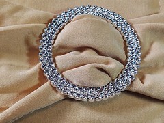 10 Pcs Gold Stretch Sequin Wedding Chair Bands w/ Buckle Slider Sashes Bow Decor