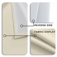 Fire Retardant Fluorine Free NFPA701 Standard Curtains 96 inches 2 Panels 100…