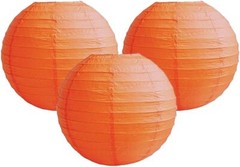 4″6″8″10″12″14″16″18 Round Paper Lanterns Lamp Wedding 4″/10CM, Burnt Orange