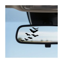 Rearview Mirror Halloween Bat Decal, Bats Car Mirror Decal, Spooky Funny Viny…