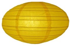 16″ Yellow Saturn Paper Lantern