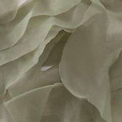 Dusty Sage Premium Curly Chiffon CHAIRS Covers Cap SASHES Bows Ties Wedding Sale