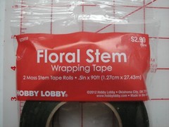 New in package – 2 pcs .5 inch x 90 feet Hobby Lobby Floral Stem Wrapping Tape
