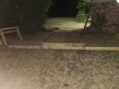 Rustic Wedding Arch & Platform Altar Stage Reclaimed Wood w/ White Birch Top