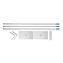 10ft x 10ft Backdrop Stand Pipe Kit Heavy Duty Wedding Back Adjustable Stand