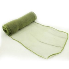 100x Olive Green Organza Chair Sashes Bow Wedding Banquet Events Party Ceremony