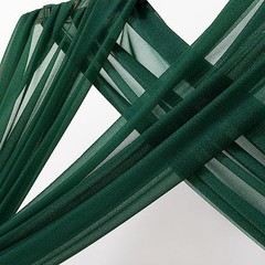 Emerald Green Wedding Arch Draping Fabric 1 Panel 29″ x 6.6 Yards Extra Long