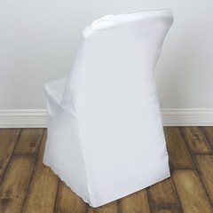 20 pcs Ivory LIFETIME Folding CHAIR COVERS Slipcovers Polyester Event Banquet