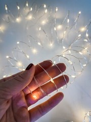 Hanging Light Photo Display, fairy lights battery operated, dorm decor, bedroom