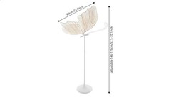 2 PCS CNCEST 23.6″ Wedding Butterfly LED Floor Lamp Set Adjustable Stand Lights