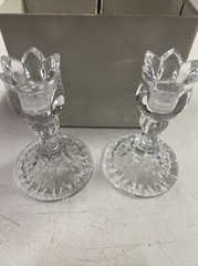 SET OF 2 MIKASA SPRING RITUAL CANDLE HOLDERS, NEW, MADE IN SLOVENIA.